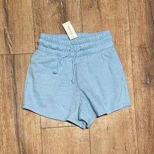 Mid Rise Boyfriend Shorts | Light Blue